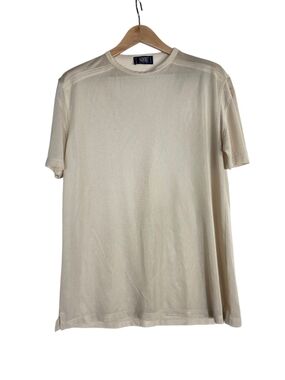 Valentino Vintage Men’s Cream Short Sleeve Crewneck Tee